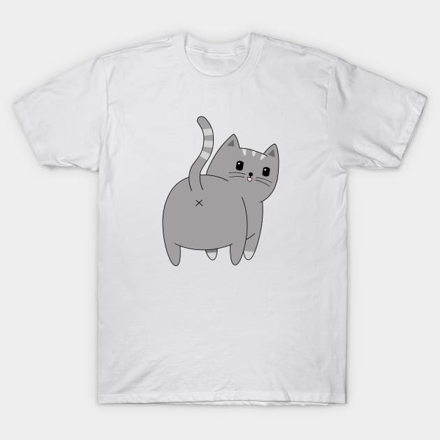 Cat butt T-Shirt by djhyman